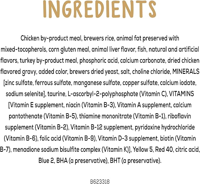 Purina Friskies Party Mix Cat Treats, Gravy-Licious Crunch with Chicken & Gravy Flavors, Crunchy Treats for Cats, 2.1 Ounce Resealable Pouch (Pack of 3)