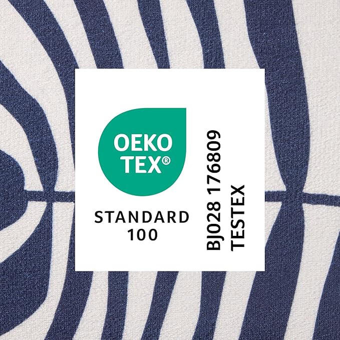 TOWN & COUNTRY LUXE CuddleTown Matisse Everwash® Pillow Pet Bed, Water Repellent Floor Pillow, Machine Washable Cover, Soft & Calming, Navy Blue, Medium 36"x28"x4"