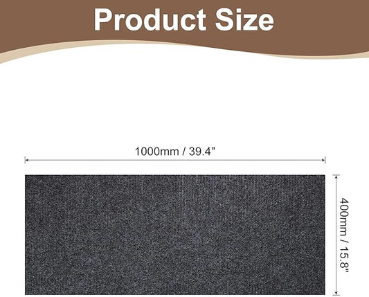 uxcell Self-Adhesive Cat Scratching Mat, 1 Roll 39.4" x 15.8" Couch Protector from Cat Claws for DIY Sofa, Wall, Doors, Cut Anti Cat Scratch Pad Carpet Mat, Dark Gray