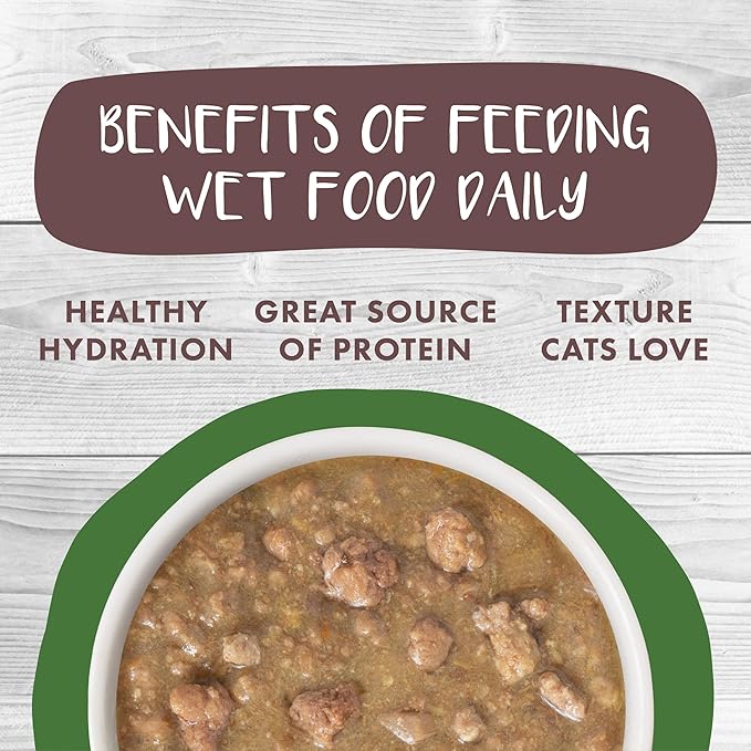 Weruva Classic Cat Stews!, Stewy Lewis with Lamb, Chicken & Salmon in Gravy, 2.8oz Can (Pack of 12)