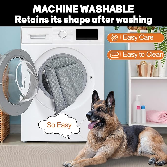 Dog Bed Mat, Reversible Crate Pads for Small/Medium/Large Dogs & Cats Sleeping, Portable & Soft, Dog Beds Crate Pad - Machine Washable Mat Bed Kennel Mat Cat Bed