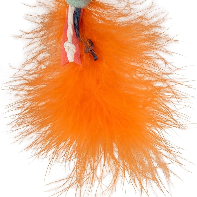 SmartyKat Instincts HappyNip Tricky Twister Bendable Snake Plush Cat Toy, Contains Catnip & Silvervine - Blue, One Size