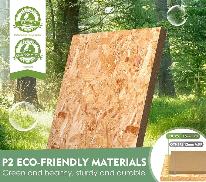 Cat Litter Box Enclosure Furniture, Modern Stackable Litter Box Cabinet with Cat Scratch Mat, Side Table (White)