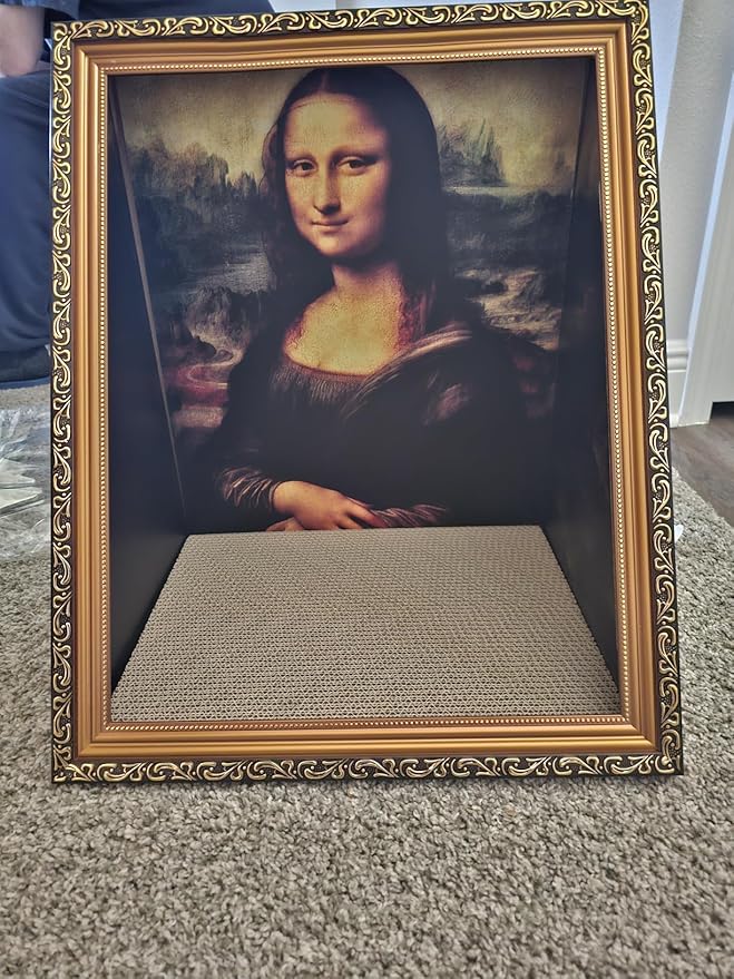 Handcrafted Oil Painting Cat Nest（Mona Lisa）