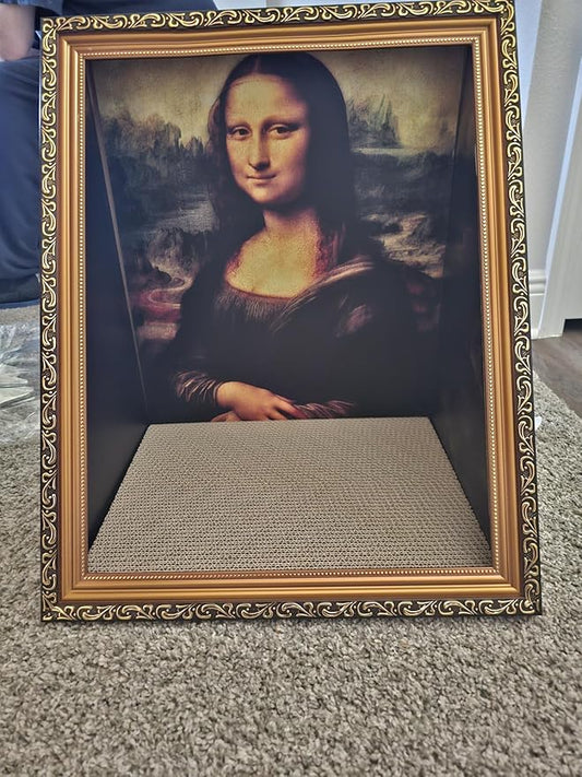 Handcrafted Oil Painting Cat Nest（Mona Lisa）