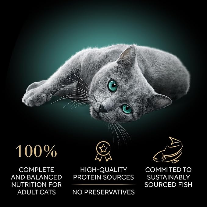 Sheba Perfect Portions Wet Cat Food Cuts in Gravy Variety Pack, with Sustainable Salmon, with Sustainable Tuna, and Delicate Whitefish & Tuna Entree, 2.6 oz. Twin-Pack Trays (24 Count, 48 Servings)