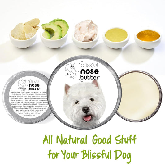 The Blissful Dog West Highland Terrier Unscented Nose Butter