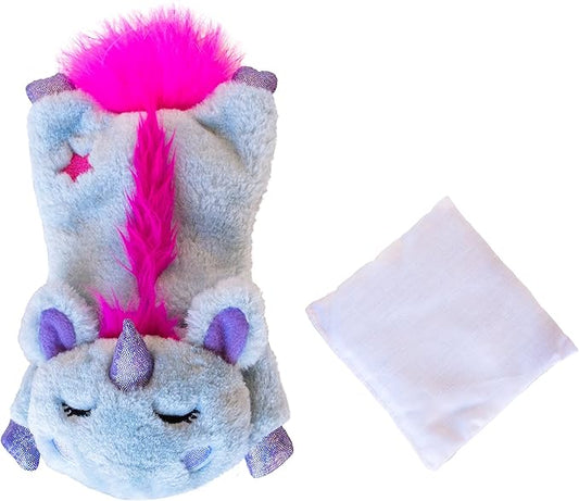 Catstages Cuddle Pal Unicorn Soothing Plush Purple Cat Toy, Medium