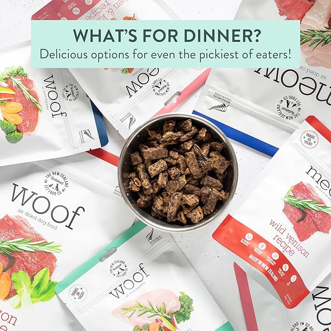 The New Zealand Natural Pet Food Meow Venison Air Dried Food 26.5oz