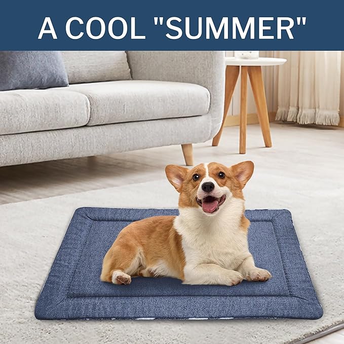 Dog Bed Mat – Soft & Comfortable Dog Kennel Pad for Crate – Durable Crate Bed & Mat for Dogs & Cats – Ideal for Crate, Kennel, and Home Use