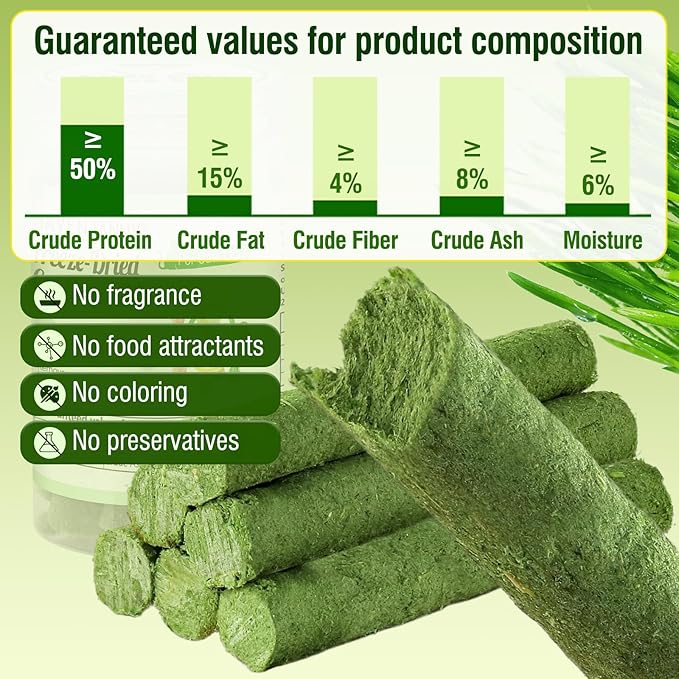 HavenJanny 50g/1.76oz Cat Grass Teething Stick, Cat Grass Stick Canned for Indoor Cats, Cats Treats Hairball Relief and Teeth Cleaning