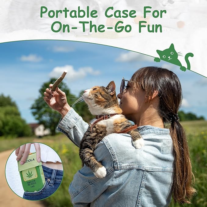 Nocciola 3 Pack Catnip Toys for Cats, Funny Cat Toys Filled with 100% Pure Organic Catnip, Safe Kitten Teething Chew and Kicker Toys, Stress Relieving Fun for Indoor Cats