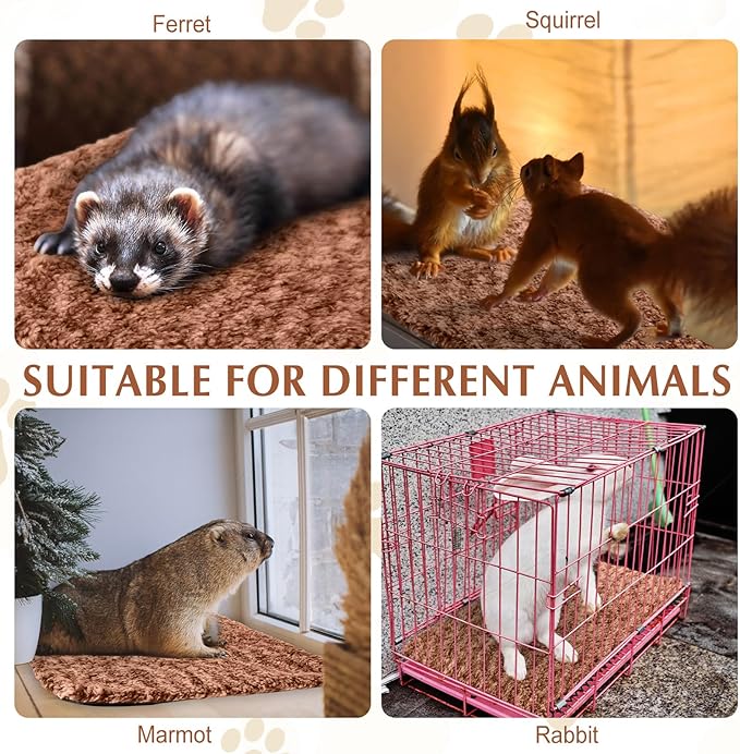 4 Pack Self Warming Cat Bed Indoor Self Heating Dog Cat Pad Washable 16 x 20 Inch Thermal Pet Kennel Pad Crate Bed Mat Reflect Body Heat for Outdoor