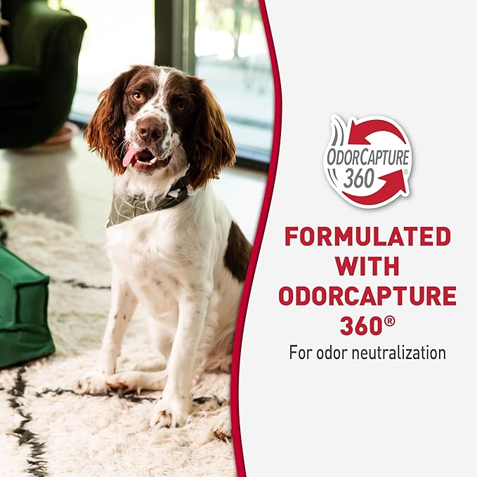 Nature’s Miracle Advanced Stain & Odor Eliminator For Dogs With Flip & Go Sprayer, 64 Ounces, Enzymatic Formula For Severe Dog Messes Including Urine, Feces, Diarrhea And Vomit Stains And Odors