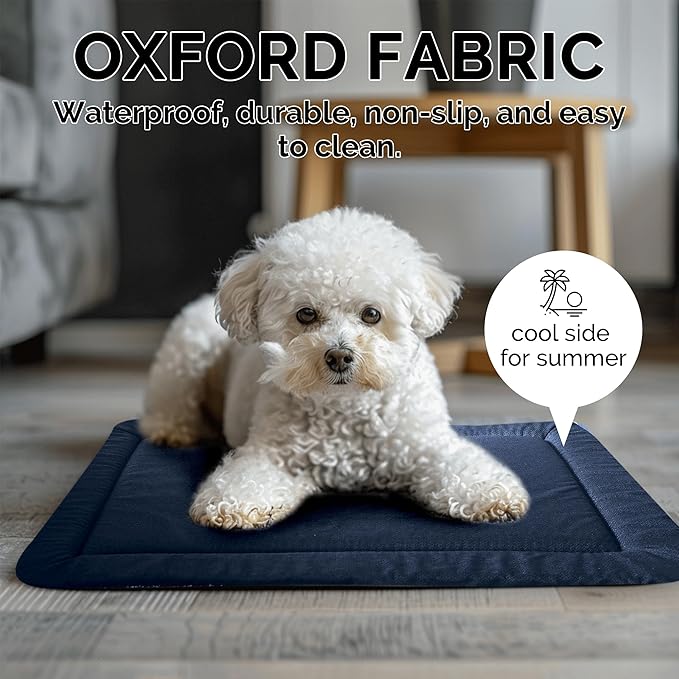 Dog Bed Mat - Comfortable Dog Kennel Pad, Multi-Purpose Dog Crate Bed & Dog Bed Mats for Dogs & Cats – Soft Dog Crate Mat & Dog Bed Crate Mat for Dog & Cat