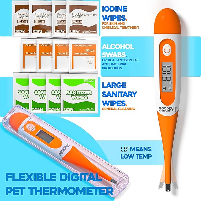 GoodHarborPet|Birthing Essentials Kit for Newborn Puppy, Kitten & Pets