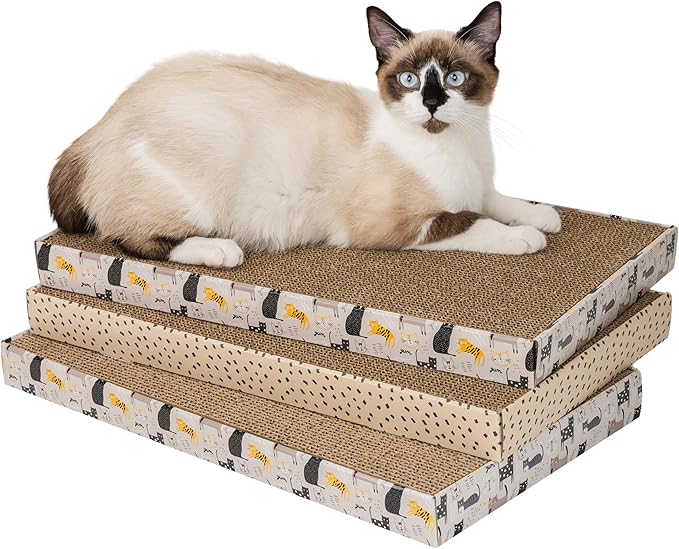 Kitty City XL Cat Scratchers (3-Pack, Novelty)