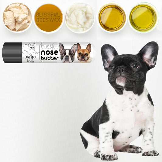 The Blissful Dog French Bulldog Pied Unscented Nose Butter - Dog Nose Butter, 0.15 Ounce