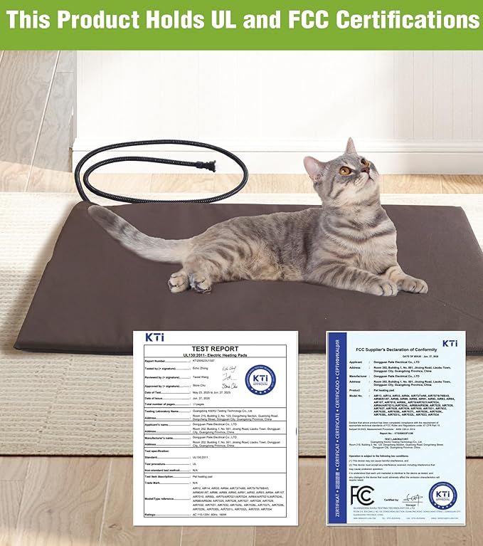 GUTINNEEN Heated Outdoor Cat House with Heating Blanket, Bite-Resistant Wire, Weatherproof Insulated Feral Cat Shelter for Winter