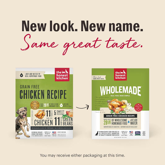 The Honest Kitchen Wholemade™ Grain Free Chicken Dog Food, 10 lb Box