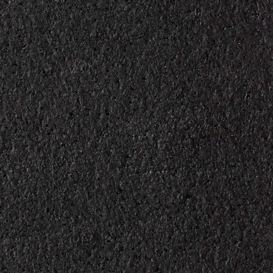 Genaflex Rubber Gym Floor Mat - 8mm Thick - Heavy Duty Commercial Protective Gym Flooring Roll (Black, 4' X 15')