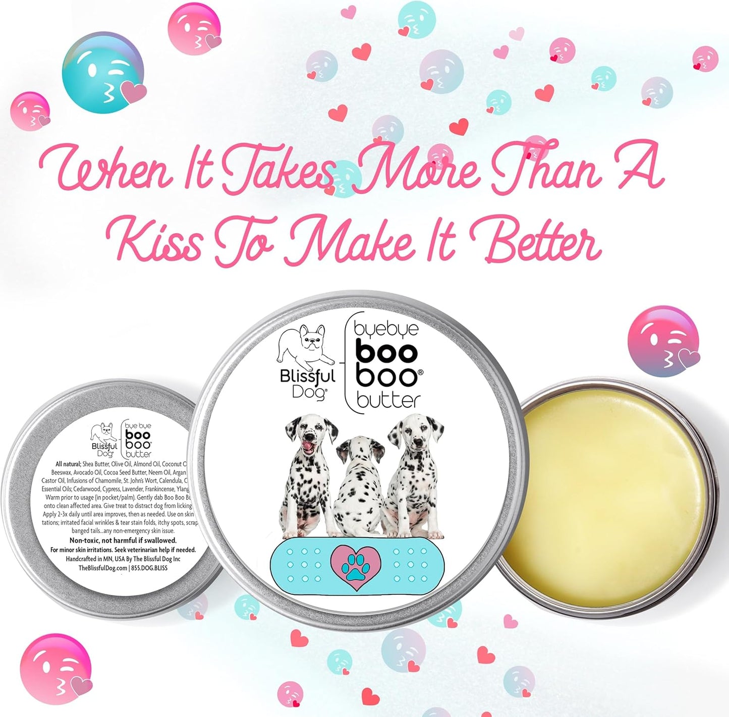The Blissful Dog Dalmatian Boo Boo Butter, 1-Ounce