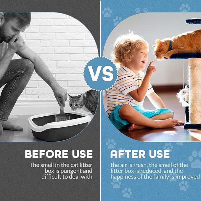 8Pcs Carbon Filters Compatible with Litter-Robot 4,Replacement Activated Charcoal Filters for Litter Box Carbon Premium Filter,Thickened and Durable,Eliminate Odor and Controls Moisture on Pet's Body