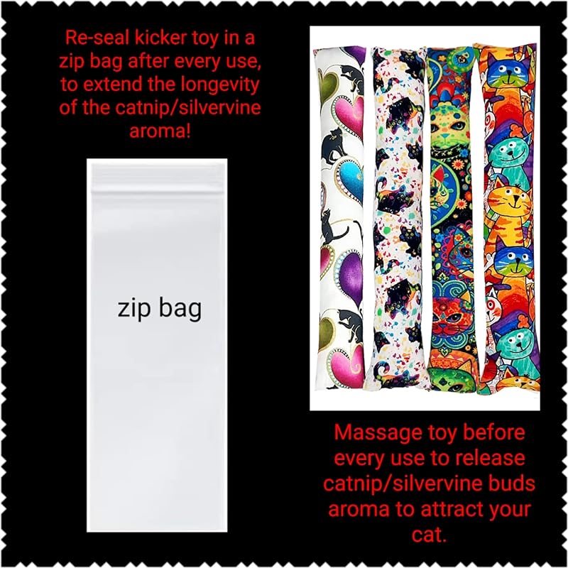 One Catnip kicker toy 11"/30 designs, silver vine toys, Cat kicker toy, Christmas gifts for cats, Cat birthday gift, Kicker stick, toys for indoor cats, cat gifts under 10, Made in USA