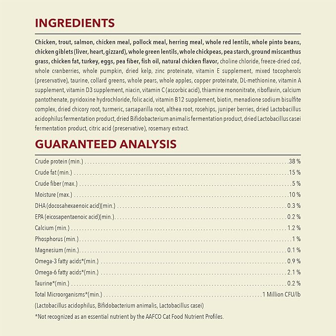 ACANA Highest Protein Dry Cat Food Indoor Cat Food Recipe 10lb Bag