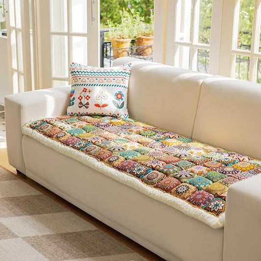 Pet Friendly Sofa Cover,Funny Cat Mat Sofa Cover，Anti-Slip Dog Bed Sofa Cover，Washable Pet Bed Couch Cover for Large Dogs (Orange, 70 * 150cm/28 X 59 in)