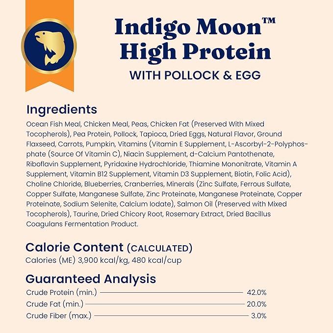 Solid Gold High Protein Dry Cat Food - Grain Free & Gluten Free Alaskan Pollock Cat Dry Food w/Probiotics for Gut Health & Digestion - High Fiber & Omega 3 - Low Carb Superfood Kibble - All Ages -3LB