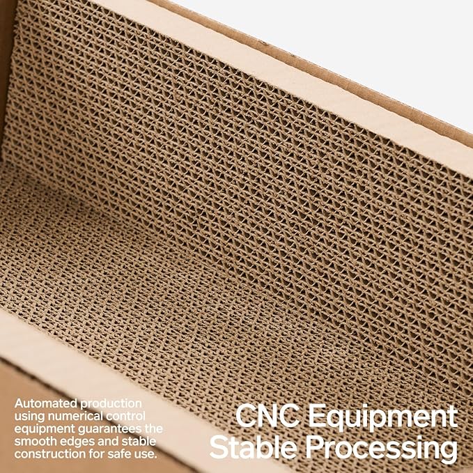 pidan Cat Scratcher Cardboard,Box and Cat Bed Cat Scratchers for Indoor Cats Scratching Board,A-Grade Corrugated Base Paper,Safe Glue (Box Type)
