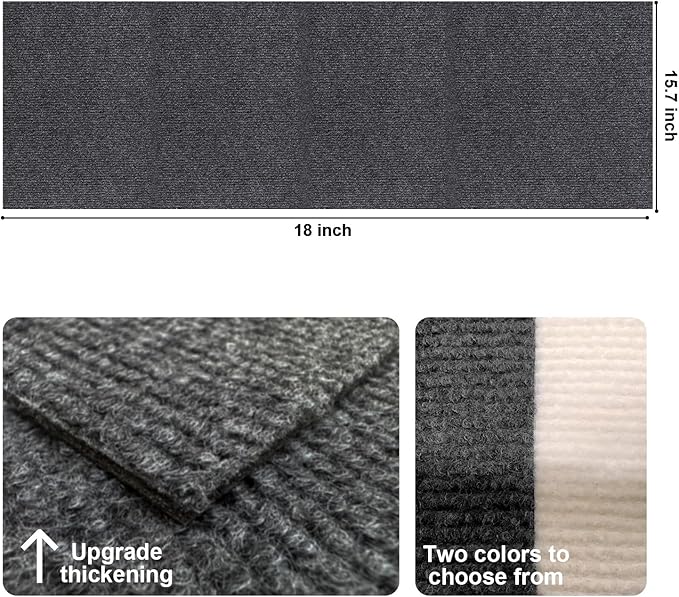 Furniture Pet Protectors Sofa Protector for Cats Couch Corner Protectors for Cat Scratch Furniture Protector Corner Grey 15.8"×23.6"