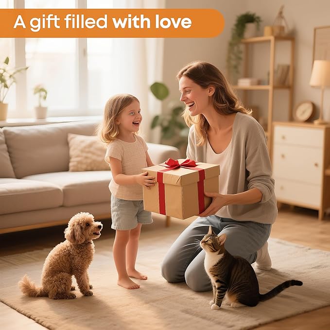 2-Layer Cat Hammock Bed, 24"x15.7"x16.3" Elevated Cat Bed with Pine Wood Frame, Breathable Washable Covers, Wooden Pet Furniture for Indoor Cats and Small Animals (Grey-2)