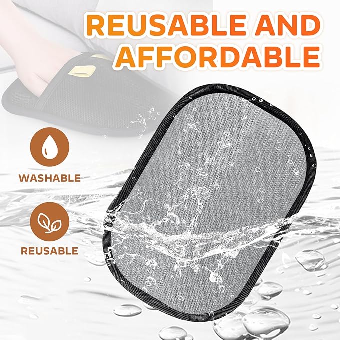 Reusable Pet Hair Remover Gloves – Electrostatic Lint & Fur Removal, Machine Washable Cleaning Gloves for Furniture, Clothes & Car(Black)