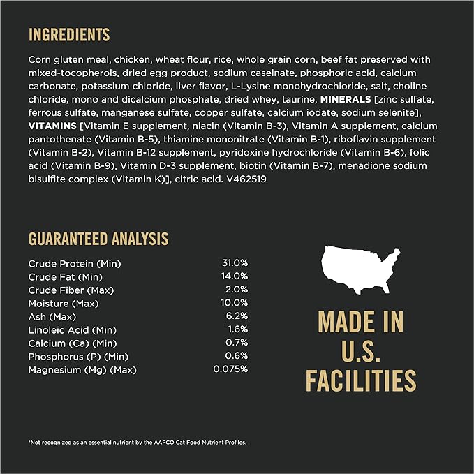 Purina Pro Plan Urinary Tract Cat Food, Chicken and Rice Formula - 16 lb. Bag