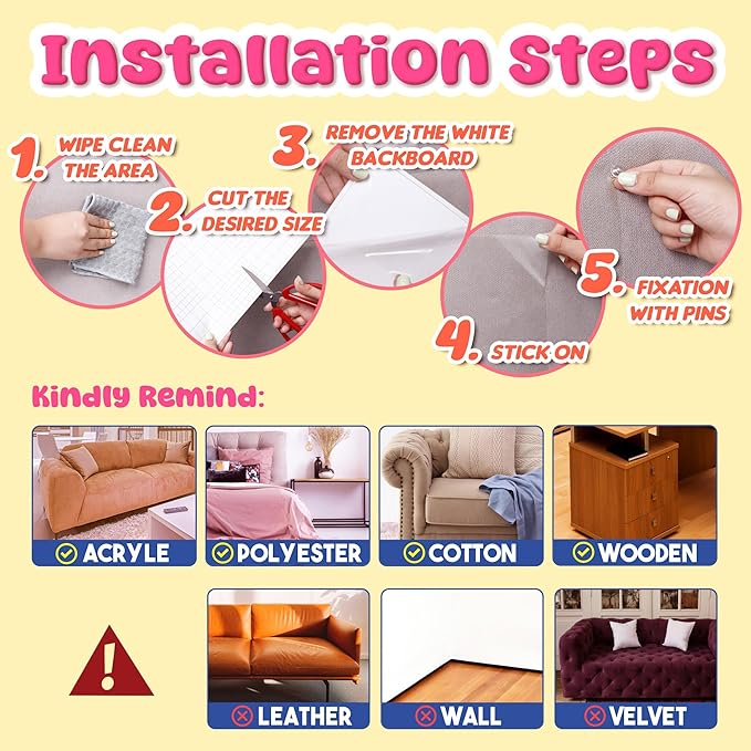Cat Scratch Furniture Protector: 12 Pcs Couch Protectors Tape from Cats Claws Scratching Single Sided Clear Sticky Sheets Proof Clawing Sofa Corner Protection Cover Anti Scratch for Furniture
