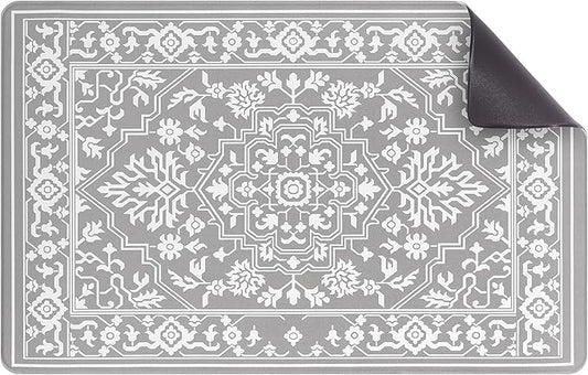 NALALAS Large Dog Mat for Food and Water, Cat Feeding Mat | Large Waterproof Dog Bowl Mat | Non-Slip Pet Food Mat for Floors | Pet Mats for Food and Water | Easy to Clean