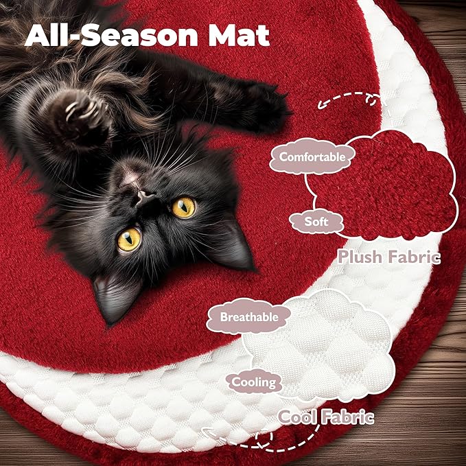 Easyego Modern Cat Tree, Aesthetic Wood Cat Tree Tower for Large Cats, Luxury Cat Condo with Scratching Posts and Flower Platforms, Cat Furniture by Easyego，(Black)