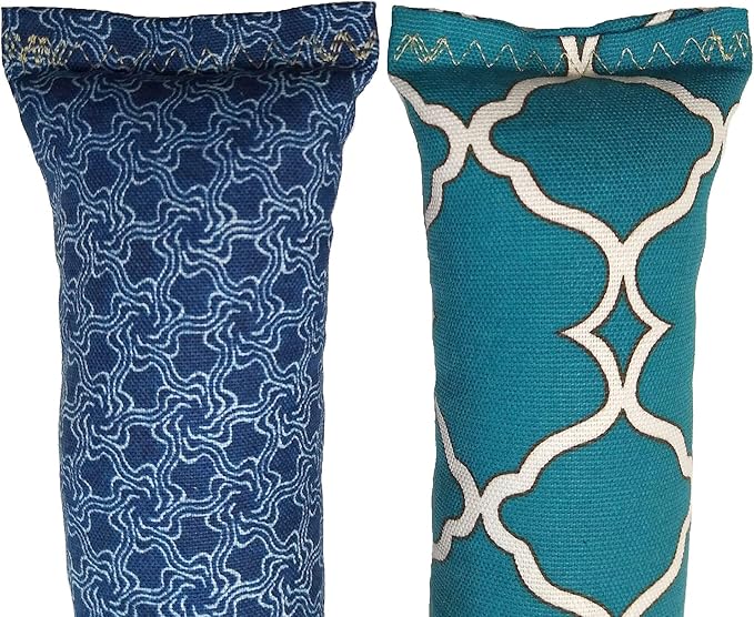 15" Catnip Cat Kicker Toys/Kitty Kick Sticks/Cat-Nip Kick Sticks (Green and Cobalt Blue) (Kickers Filled with 1 oz Premium Canadian Catnip)