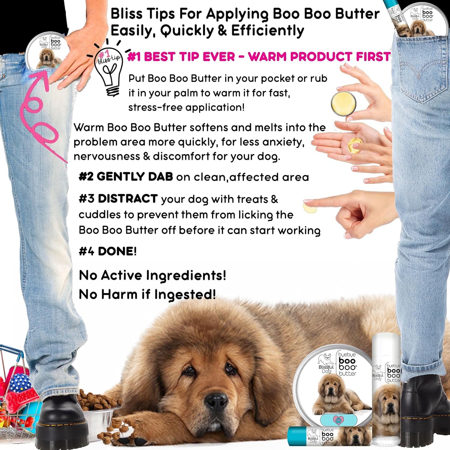 Tibetan Mastiff Boo Boo Butter, 2 oz