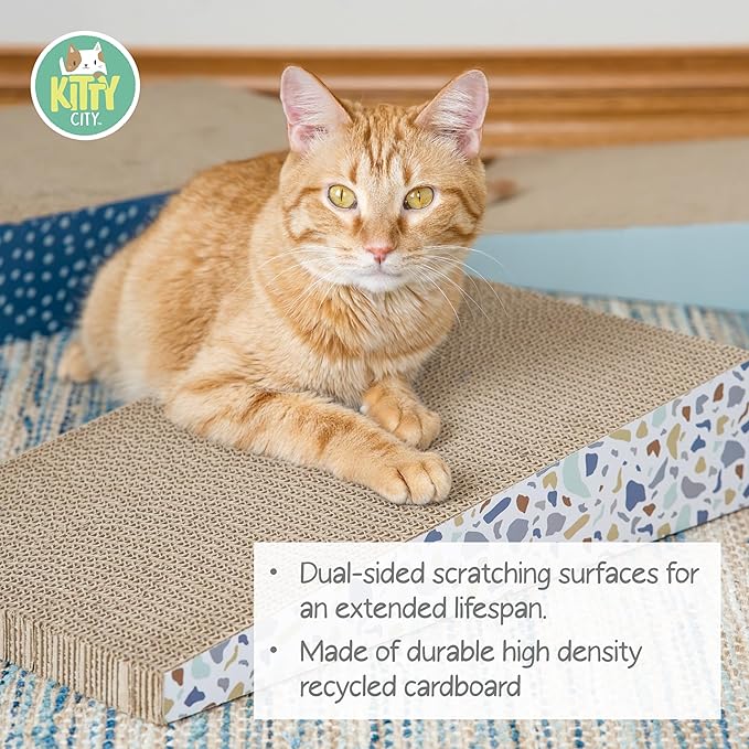 Kitty City Corrugate Scratcher 3-Pk
