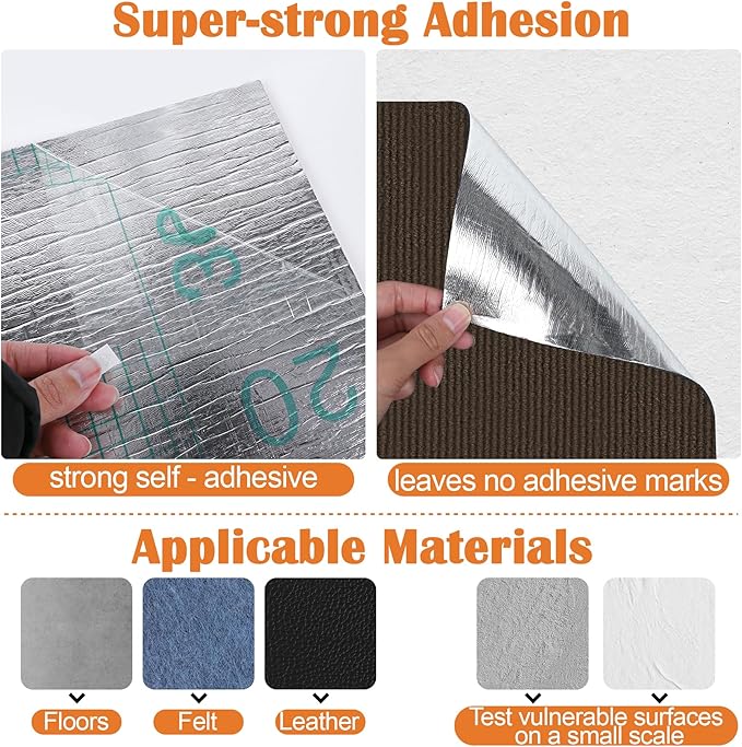 Cat Sofa Scratch Furniture Protector - 100" x 15.8" Trimmable Self-Adhesive Cats Claws Scratch Pads, Cat DIY Climbing Couch Protector for Scratch Post Cat Tree Shelves Wall Indoor (Brown)