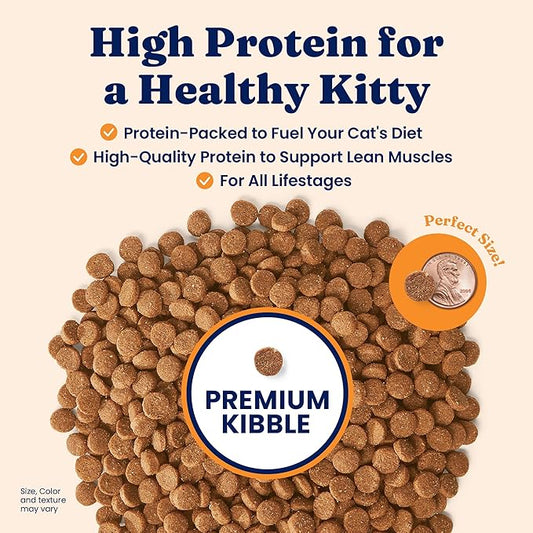 Solid Gold High Protein Dry Cat Food - Grain Free & Gluten Free Alaskan Pollock Cat Dry Food w/Probiotics for Gut Health & Digestion - High Fiber & Omega 3 - Low Carb Superfood Kibble - All Ages -3LB