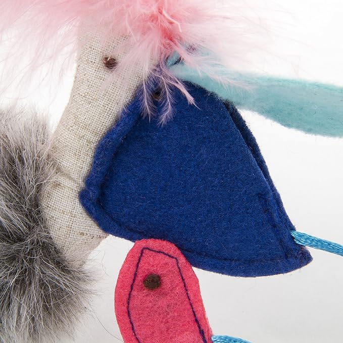 Petlinks Hide & Peek Pelican Plush Catnip Cat Toy - Multi Color, One Sisze