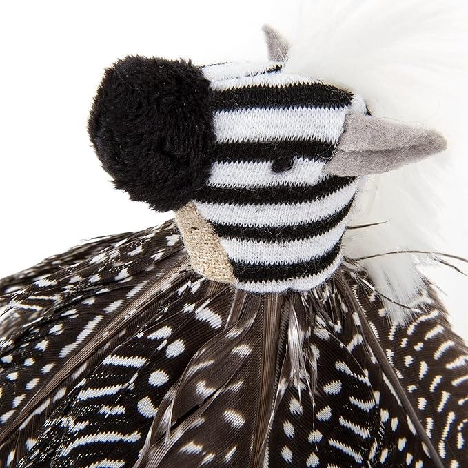 Petlinks HappyNip Zippy Zebra Feather Cat Toy, Contains Silvervine & Catnip - Black/White, One Size