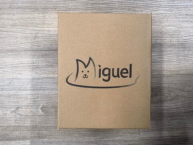 Miguel Small Dog & Cat Bed, Washable Removable Cover, Square, Cuddle Rectangle Pet Bed with Side Bolster, Blue, 20 Inch