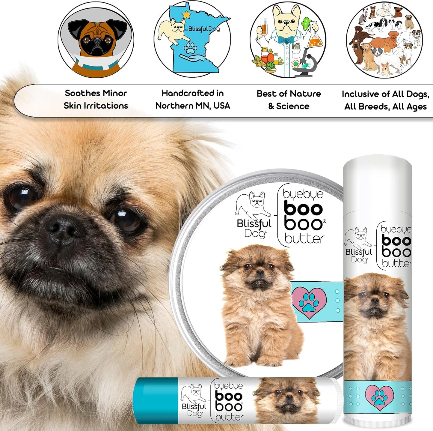 Tibetan Spaniel Boo Boo Butter, 2 oz