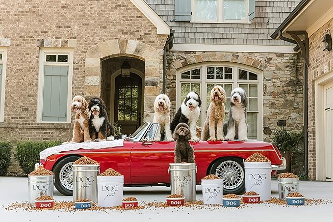 Harry Barker Pet Food Storage Collection, Classic White Food Storage - Small