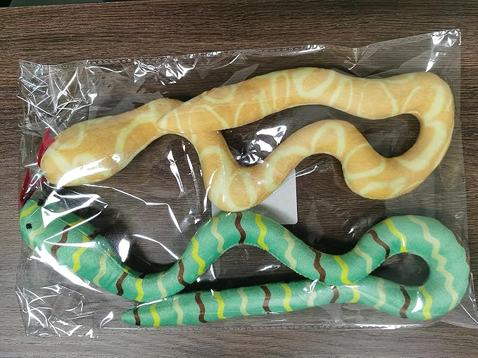 YUDANSI Cat Catnip Snake Toys for Indoor Cats, Snaky Toy 2 Pack for Kitten Play, Soft Plush Toy for Kitty Kicking Chewing and Teeth Cleaning, Interactive Colorful Simulation Toy for Pets Indoor